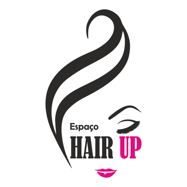 Hair Up Logo PNG Vector