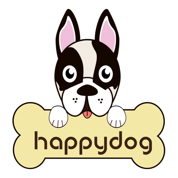 Happy Dog Logo PNG Vector