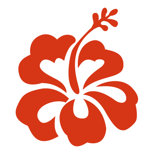 Hibiscus flower Logo PNG Vector