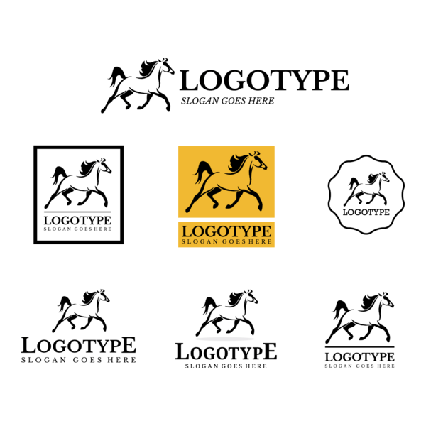 Horse Logo PNG Vector