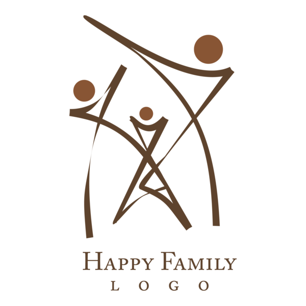 Hospital Family Happy Logo PNG Vector