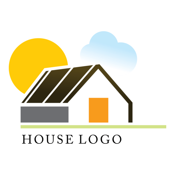 House Design Logo PNG Vector