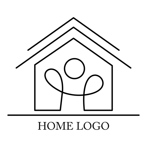 House Design Logo PNG Vector