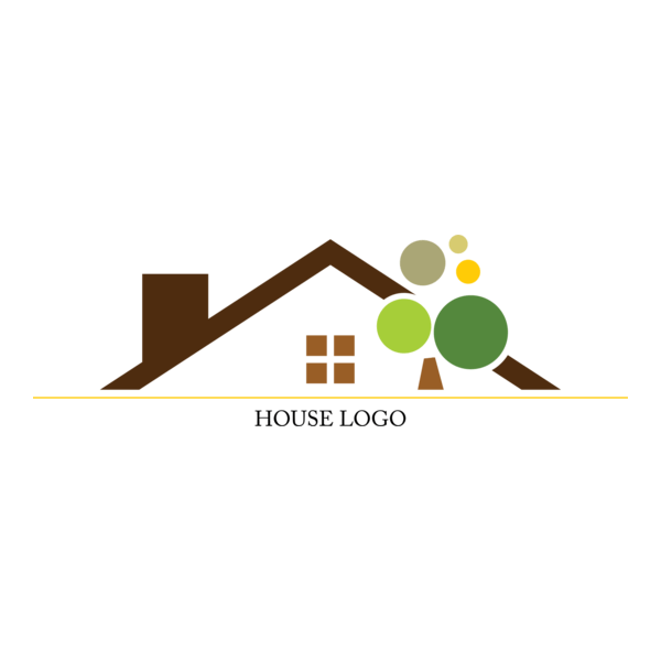 House Idea Logo PNG Vector