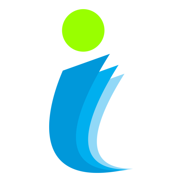 I Letter Logo PNG Vector