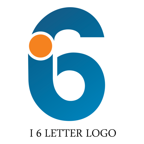 I6 Letter Logo PNG Vector