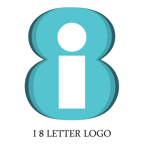 I8 Letter Logo PNG Vector