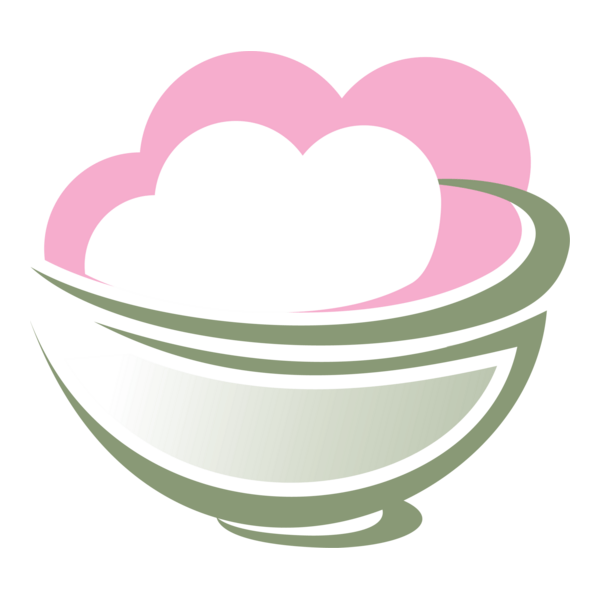 Ice Cream Bowel Logo PNG Vector