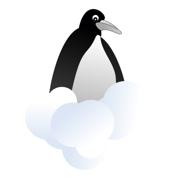 Ice Penguin Logo PNG Vector