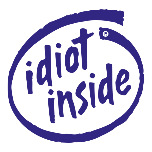 Idiot inside Logo PNG Vector