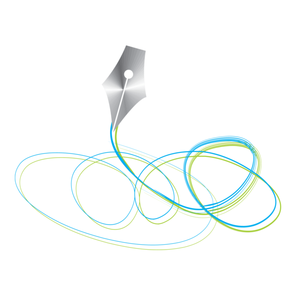 Ink Pen Logo PNG Vector