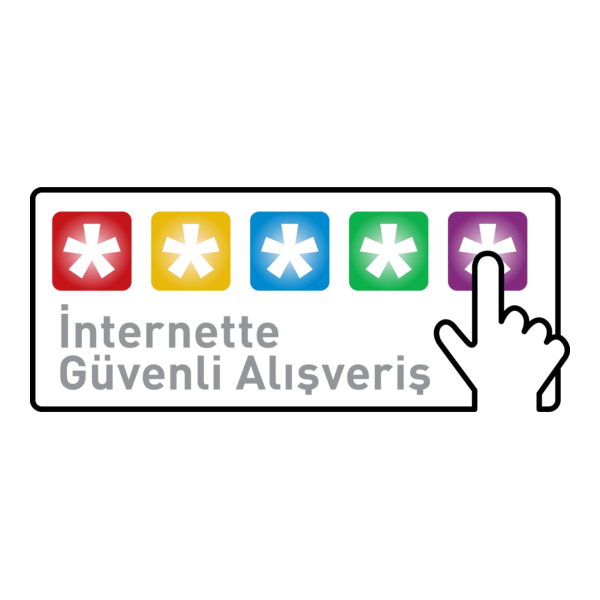 İnternette Güvenli Alışveriş Logo PNG Vector