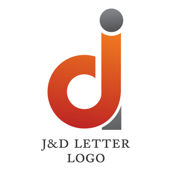 J D Letter Logo PNG Vector