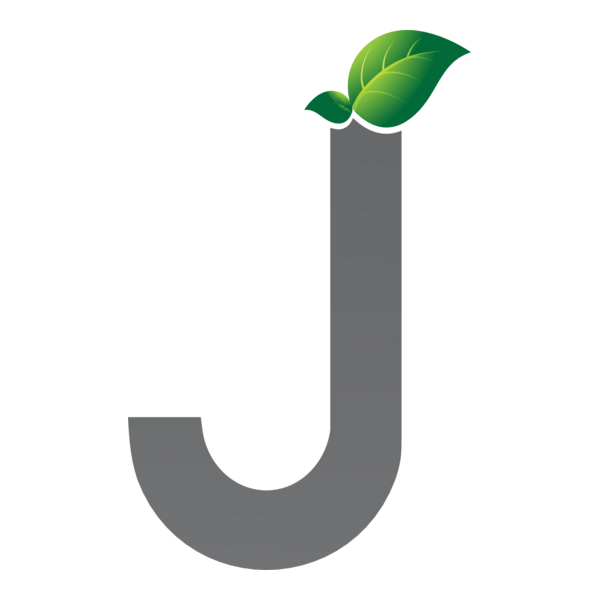 J Leaf Letter Logo PNG Vector