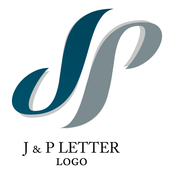 J P Letter Logo PNG Vector