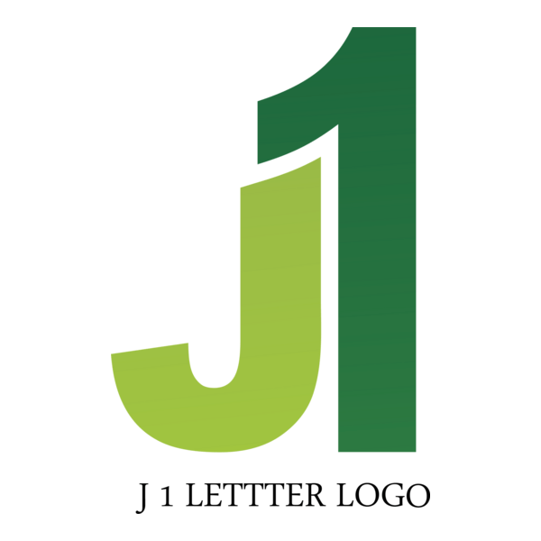 J1 Letter Logo PNG Vector