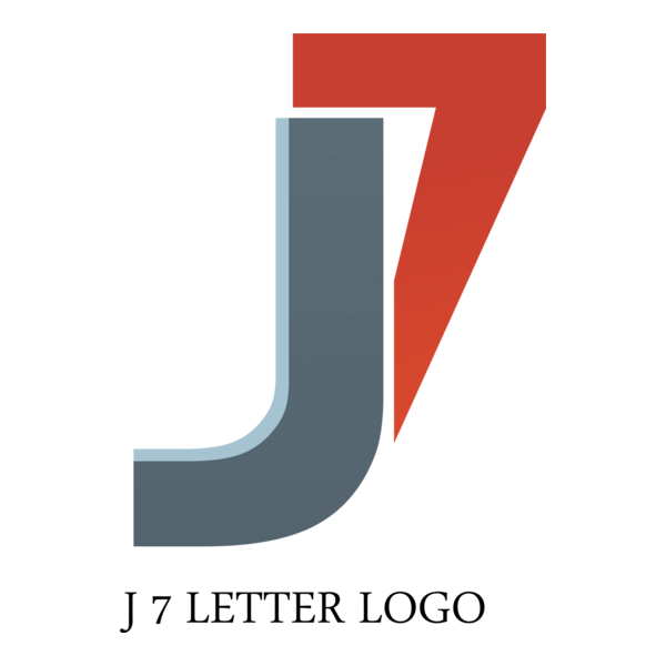 J7 Letter Logo PNG Vector