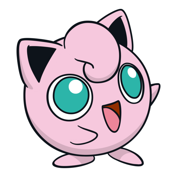 Jigglypuff Logo PNG Vector