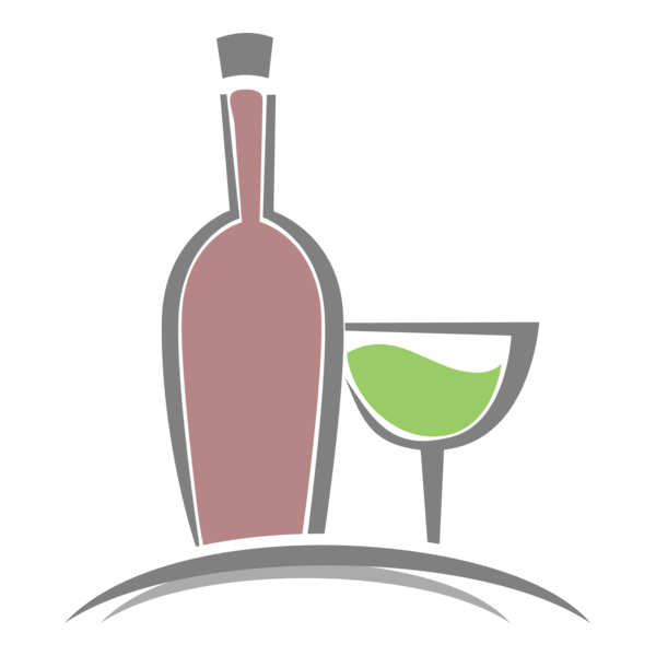 Juice Wine Cup Logo PNG Vector