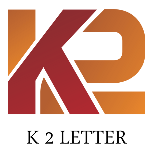 K2 Letter Logo PNG Vector