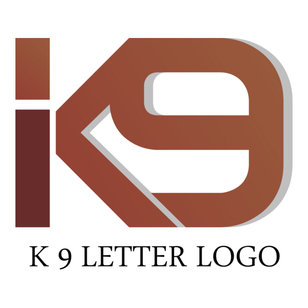 K9 Letter Logo PNG Vector