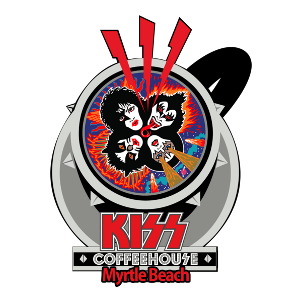 KISS Rock N’ Roll Over Coffee cup Logo PNG Vector