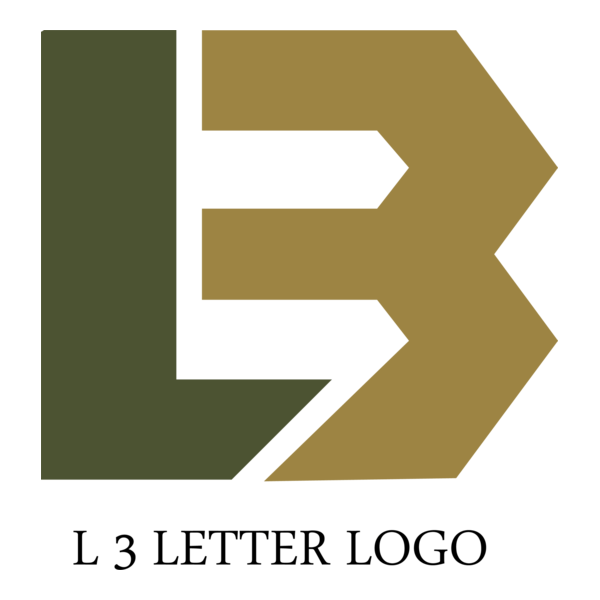 L3 Letter Logo PNG Vector