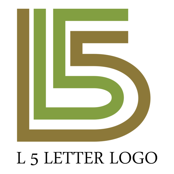 L5 Letter Logo PNG Vector
