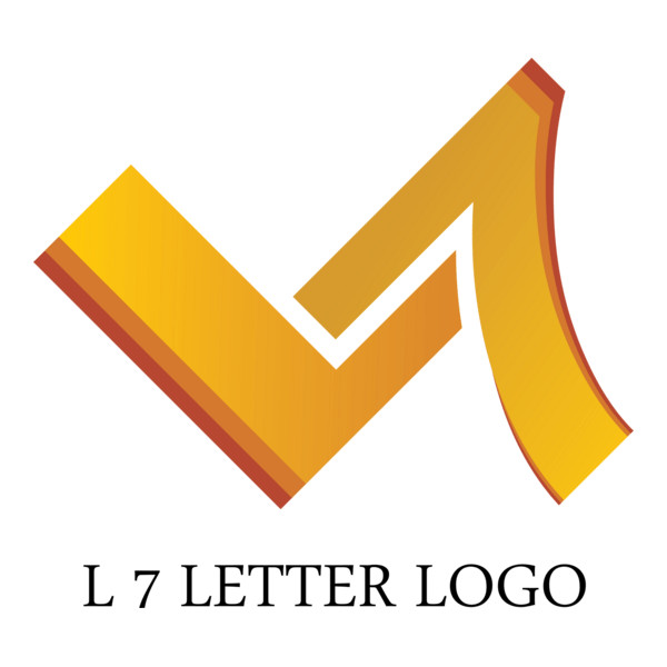 L7 Letter Logo PNG Vector