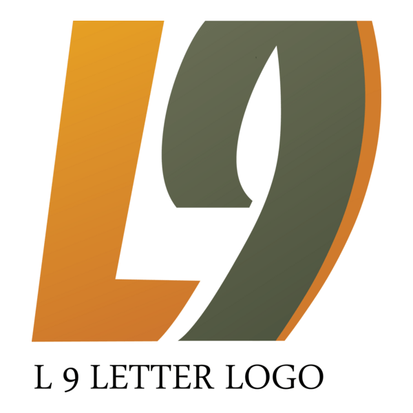 L9 Letter Logo PNG Vector