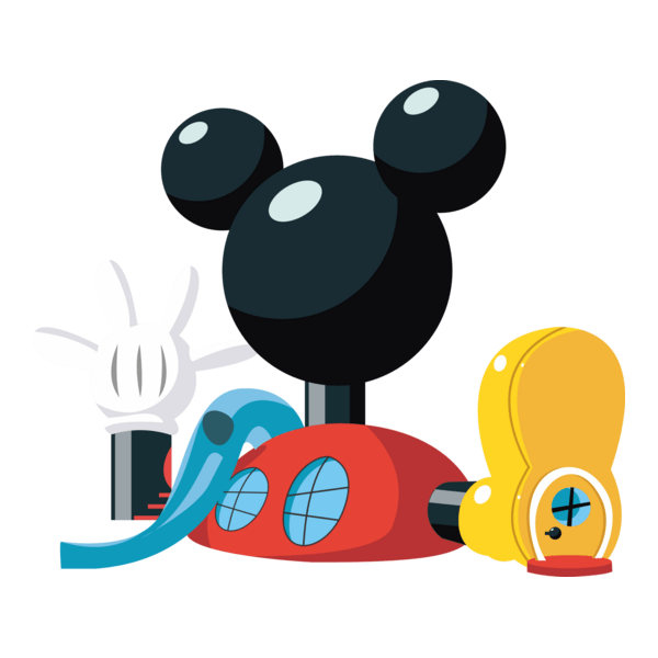 la casa de Mickey Mouse Logo PNG Vector