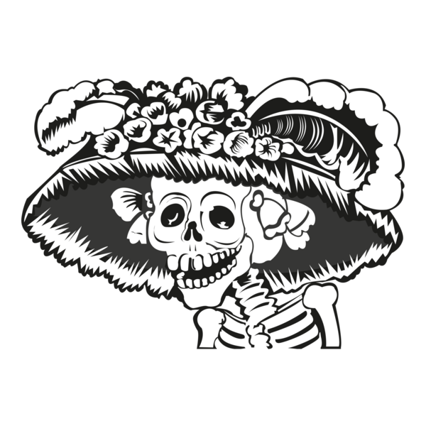 La Catrina Logo PNG Vector