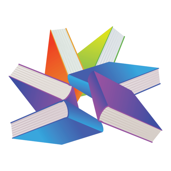 Library Books Logo PNG Vector