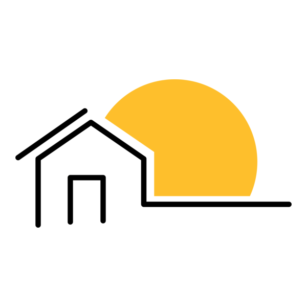 Line Buildings Logo PNG Vector