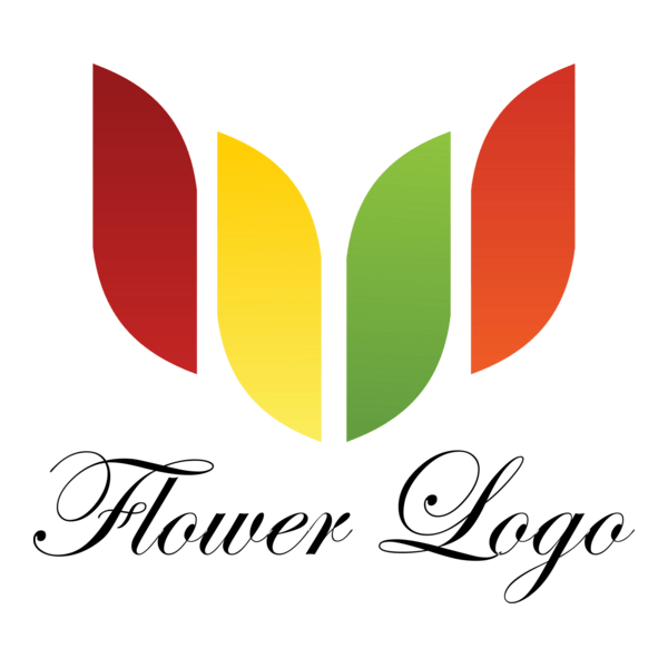 Lotus Flower Colour Logo PNG Vector
