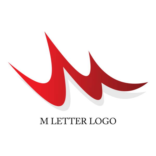 M Letter Design Logo PNG Vector