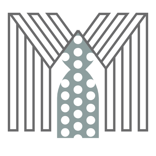 M Letter Tie Logo PNG Vector