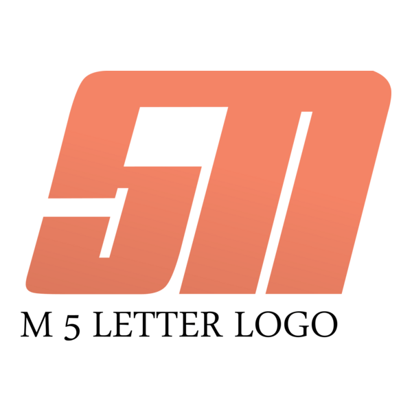 M5 Letter Logo PNG Vector