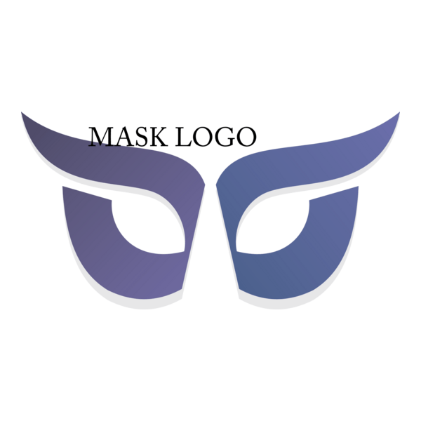 Mask Design Logo PNG Vector
