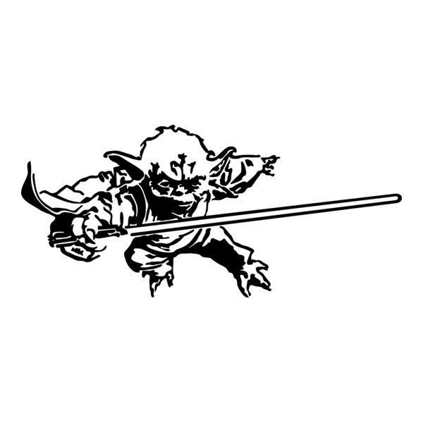 Master Yoda Logo PNG Vector