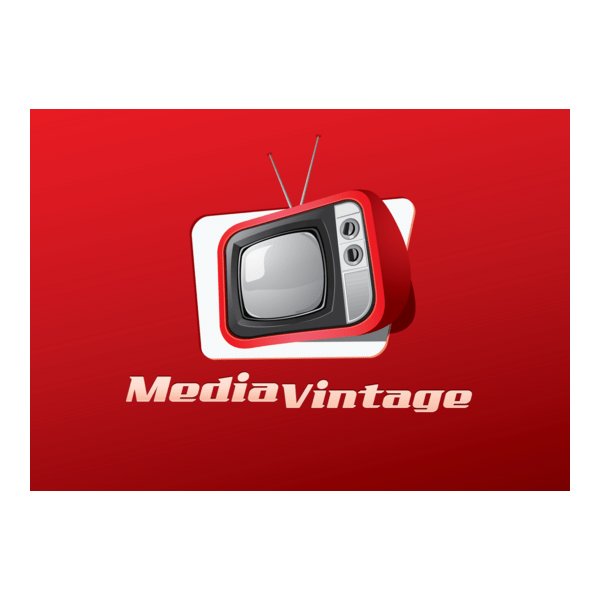 Media Vintage Logo PNG Vector