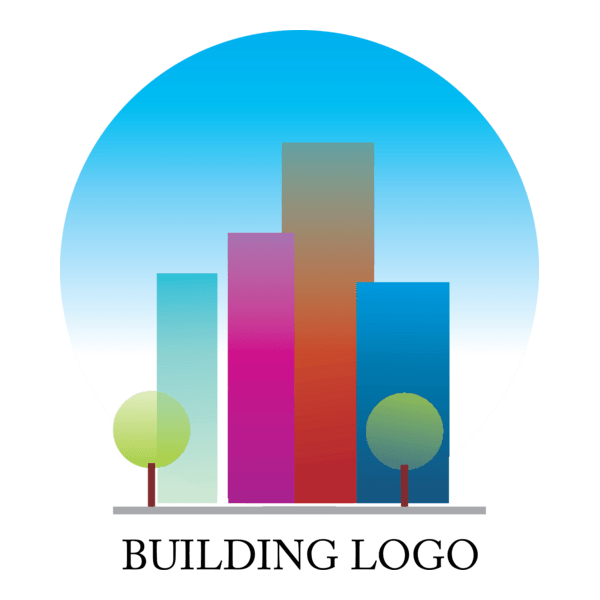 Modern Building Logo PNG Vector