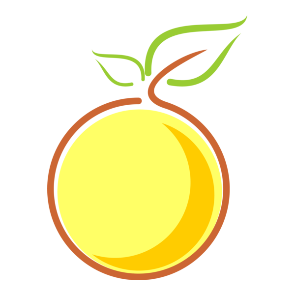 Morden Lemon Food Logo PNG Vector