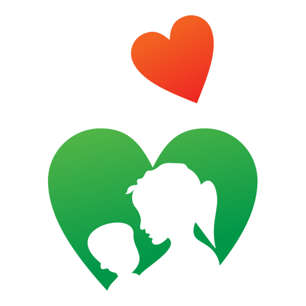 Mother Child Logo PNG Vector
