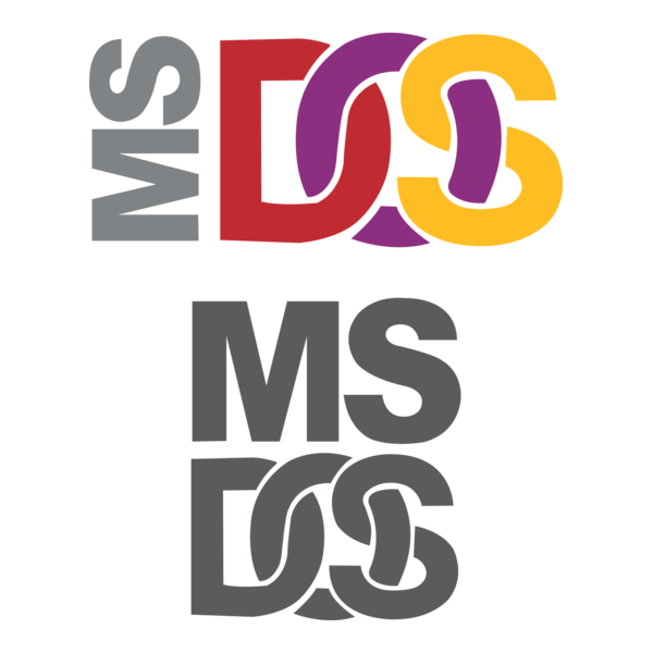 MS DOS Logo PNG Vector