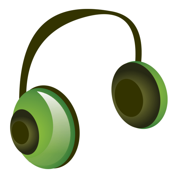 Music Handset Logo PNG Vector