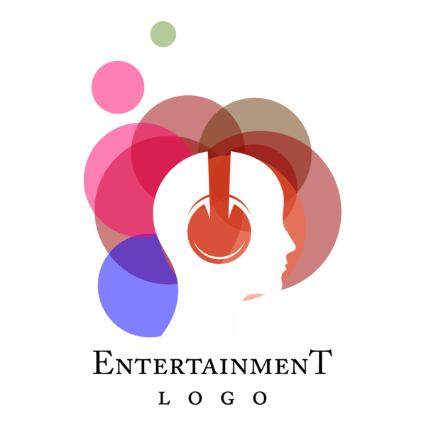 Music Speaker Headphone Entertainment Logo PNG Vector