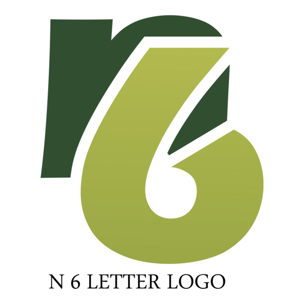 N6 Letter Logo PNG Vector