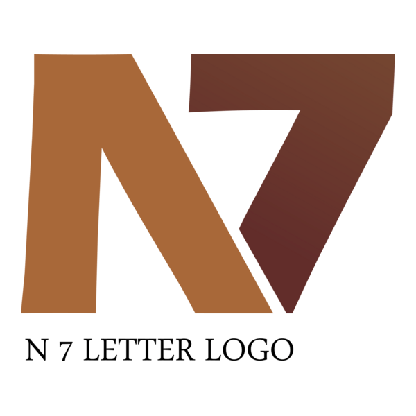 N7 Letter Logo PNG Vector