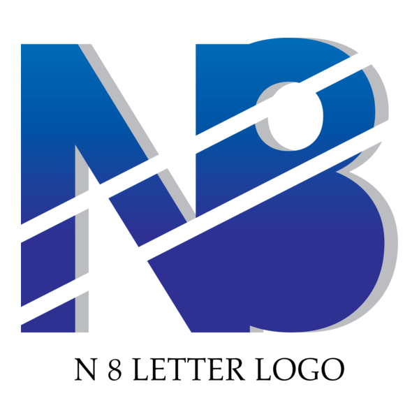 N8 Letter Logo PNG Vector